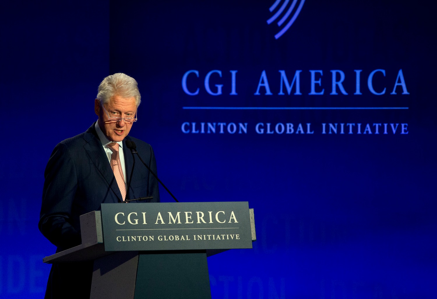 Clinton Global Initiative ends on a down note