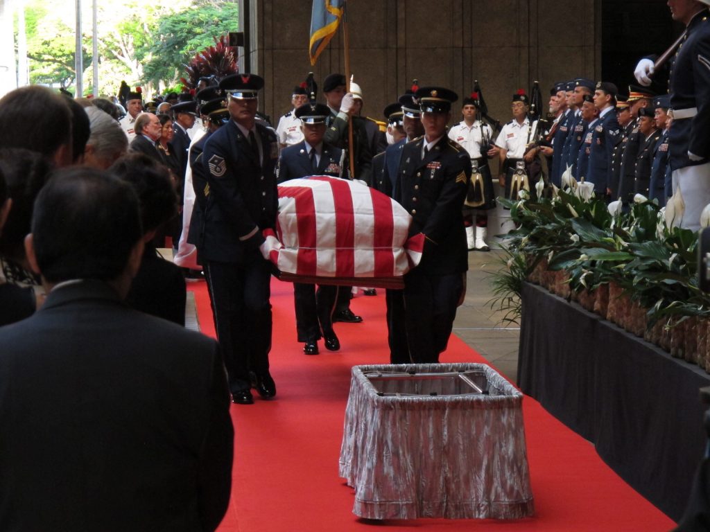 Inouye praised as humble leader at Hawaii Capitol