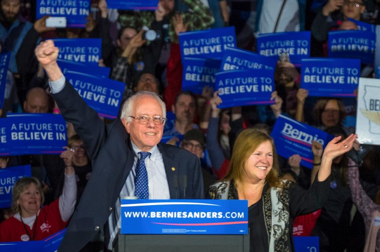 Bernie Sanders, who inspired a coalition of young voters and liberals through his passionate advocacy for a radical economic agenda, declared, 