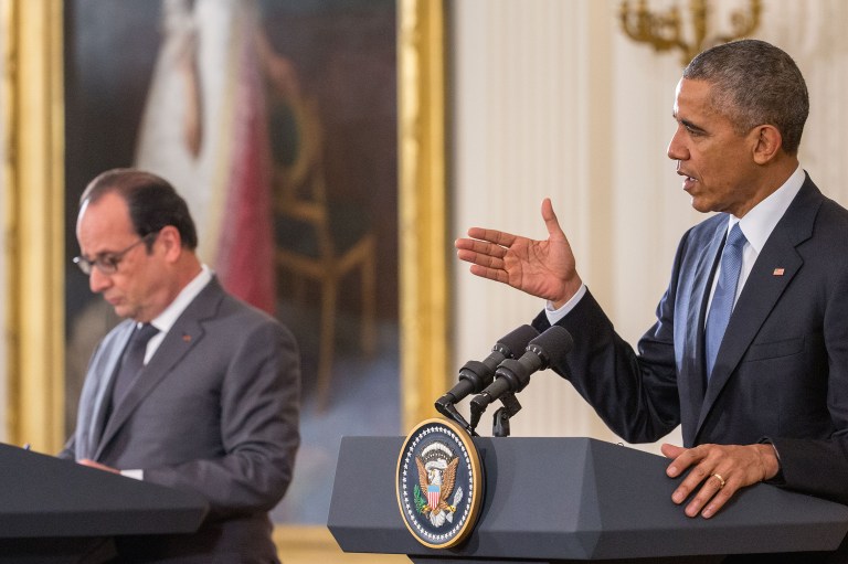 Unlike Obama, French President Francois Hollande has already been forced to change his government's footing, invoking the emergency powers that his nation's constitution permits and urging his countrymen, with a sense of national purpose, to 