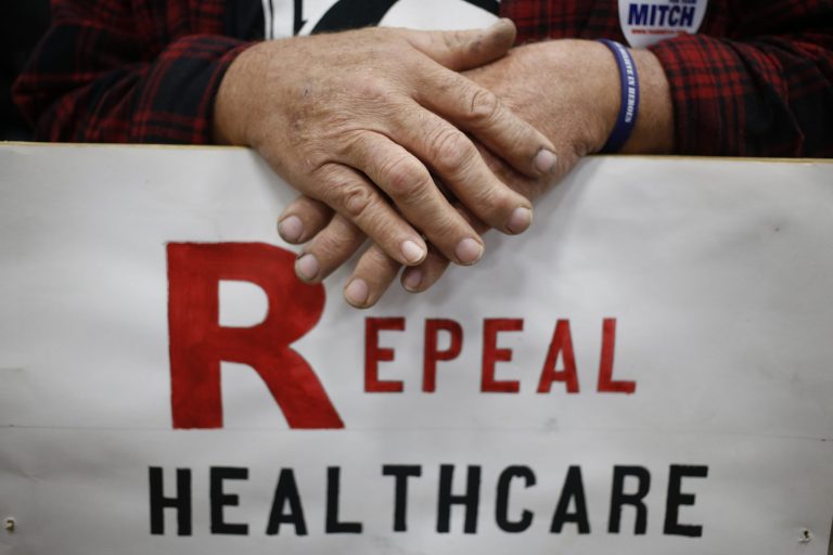 Repealing President Obama's signature healthcare law would raise deficits by $137 billion over 10 years, the CBO estimated Friday. (Getty Images)