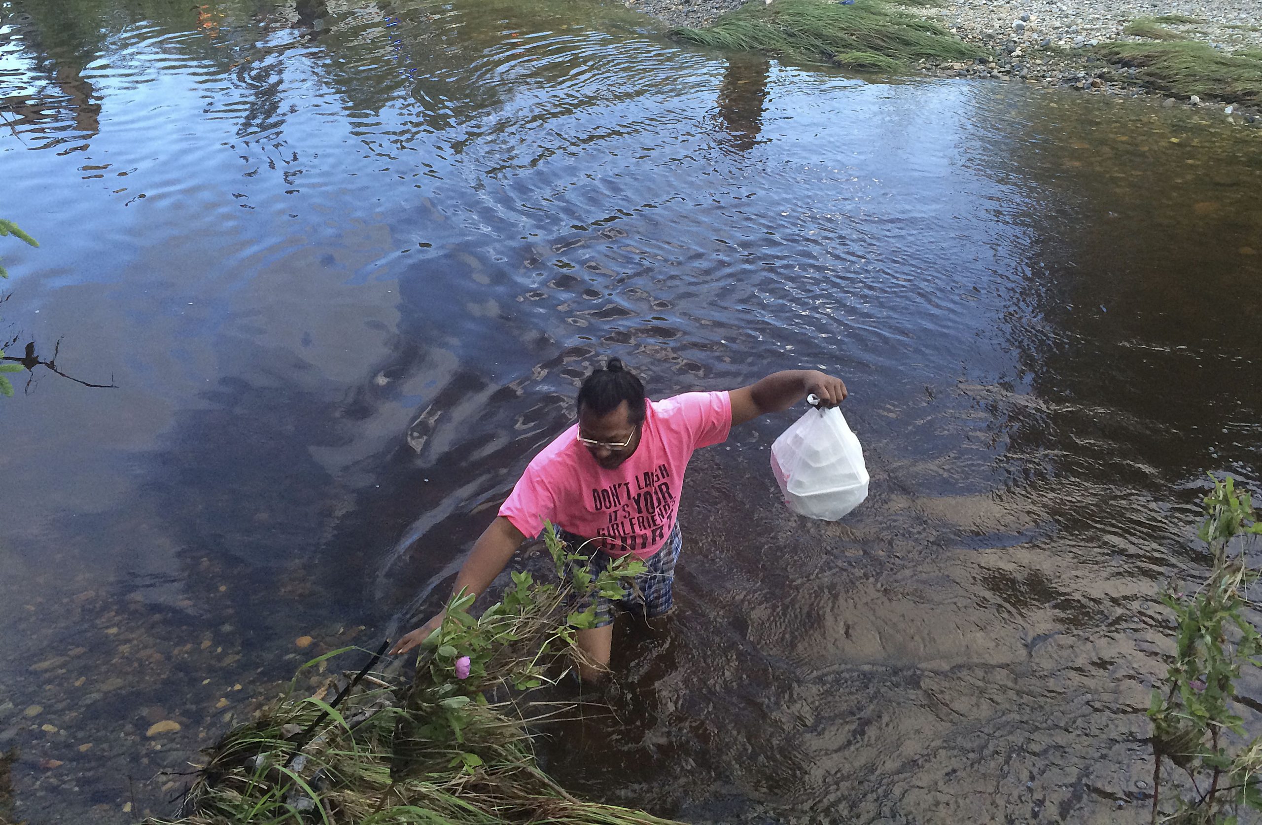 Swollen creek not enough to halt food order