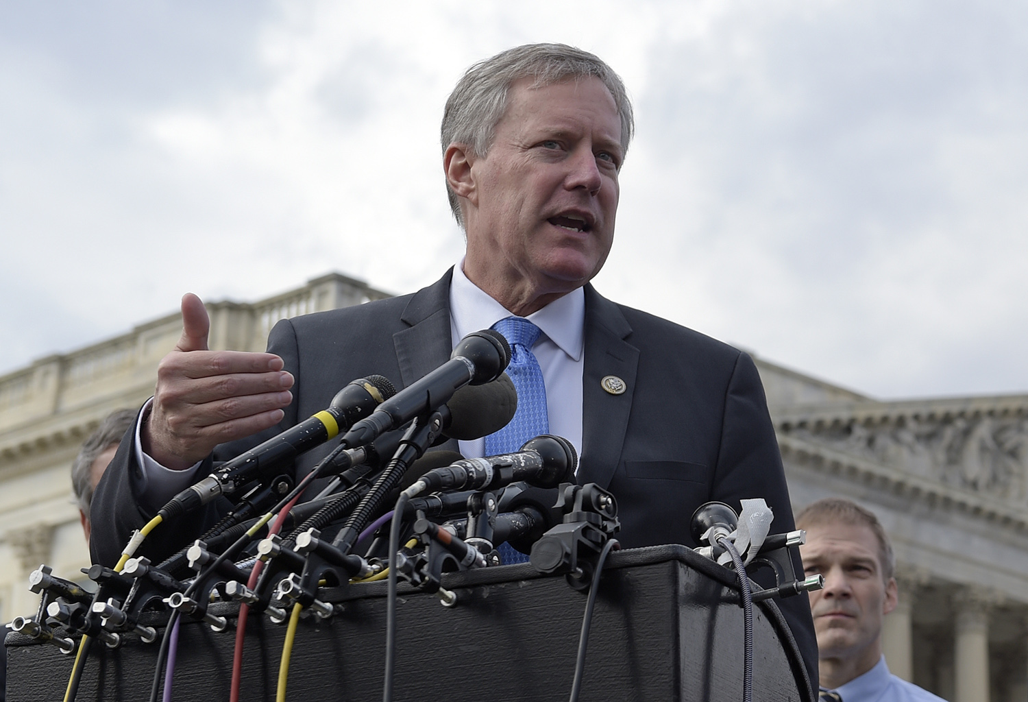 Trump was just joshing with Mark Meadows with apparent threat
