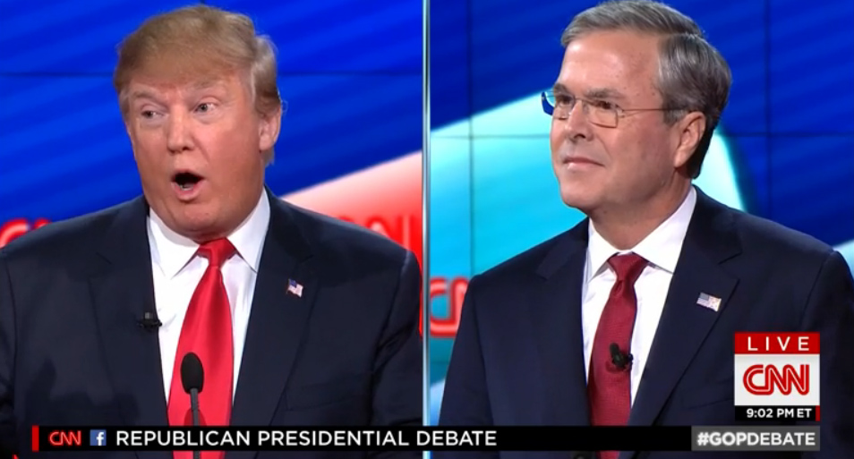 Trump attacks Bush for hypocritical message