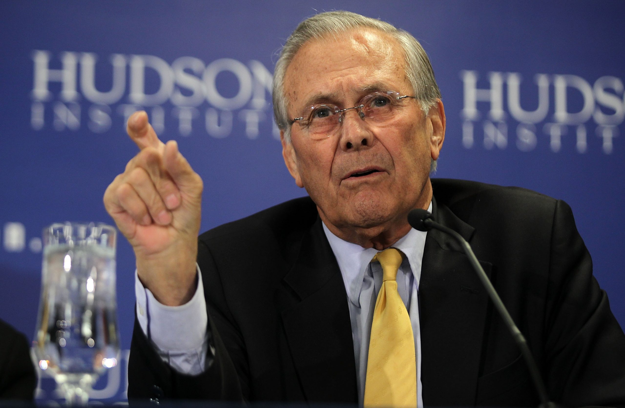 Rumsfeld walks back support of Iraq War