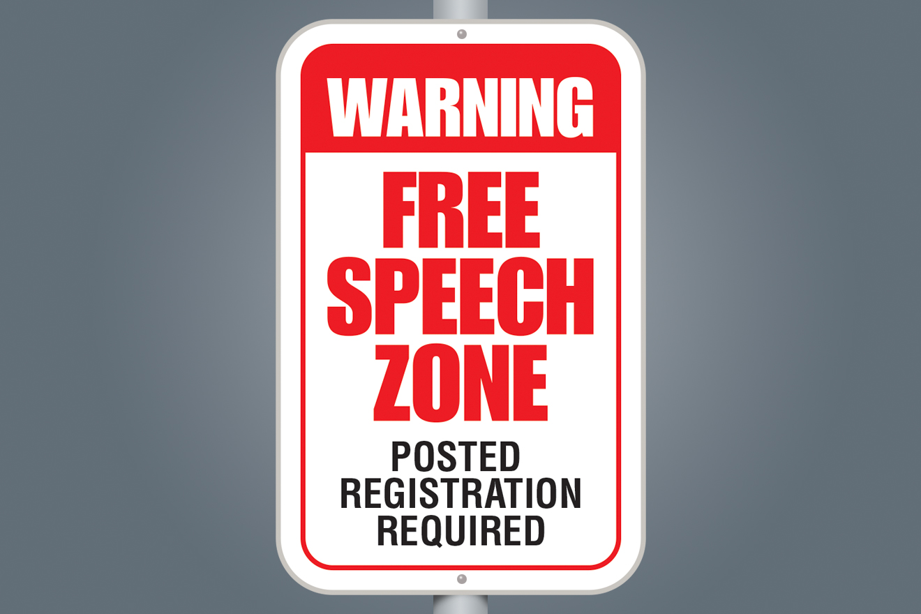 Speech-Free Zones