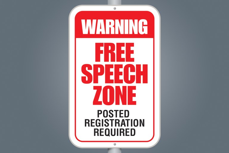 Speech-Free Zones