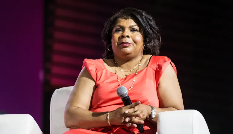 White House reporter April Ryan claimed that White House communications aide Omarosa Manigault is out to personally destroy her career after their friendship was ended over President Trump's 2016 campaign. (Photo by Amy Harris/Invision/AP)