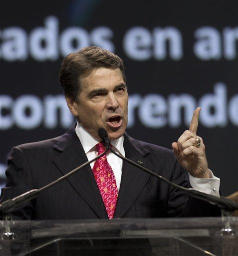 Perry firing shot across Bachmann’s bow