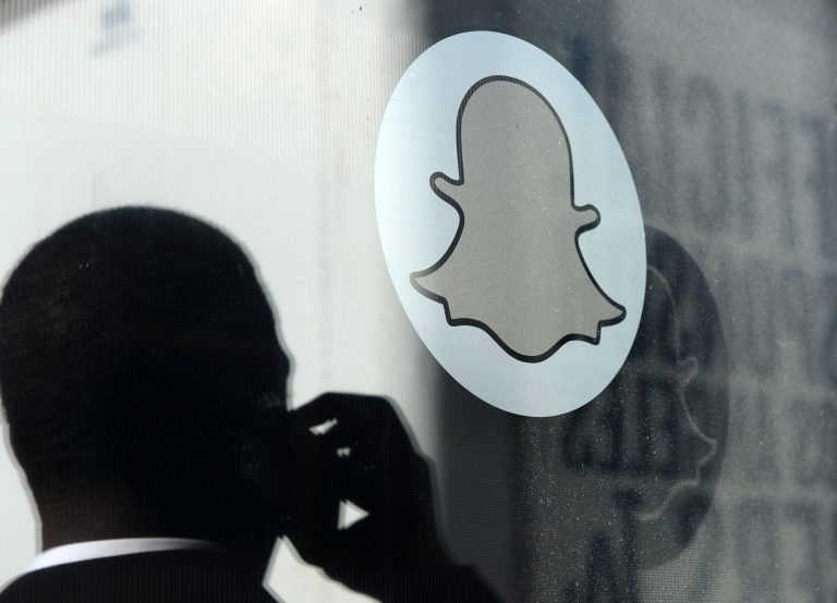 Logo of Snapchat is seen at the front entrance new headquarters of Snapchat , the popular social network startup that lets users send each other photos that quickly disappear, November 14, 2013 in Venice, California. Sen. Rand Paul, R-Ky., announced he is joining Snapchat. (Photo by Kevork Djansezian/Getty images)