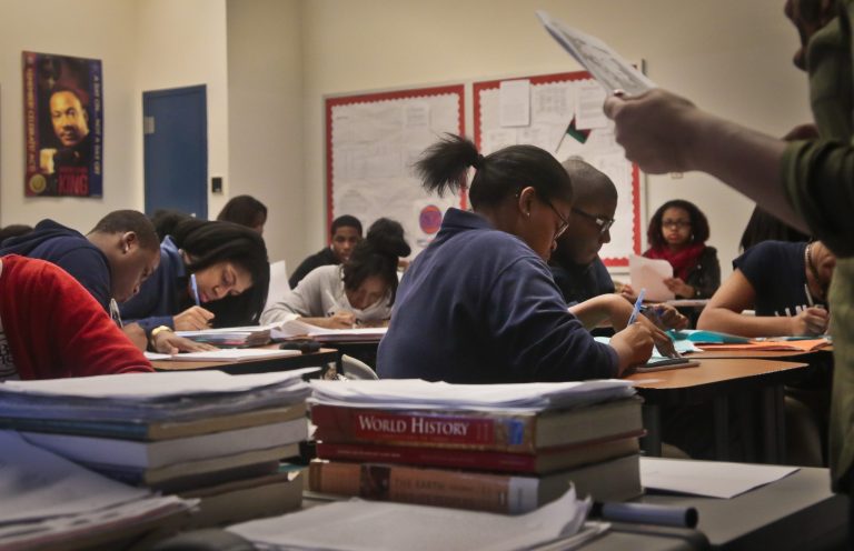 Nearly 1.7 million students in the high school class of 2015 took the SAT. The number of test takers rose by about 26,000 students from the class of 2014.Â (AP Photo/Bebeto Matthews)