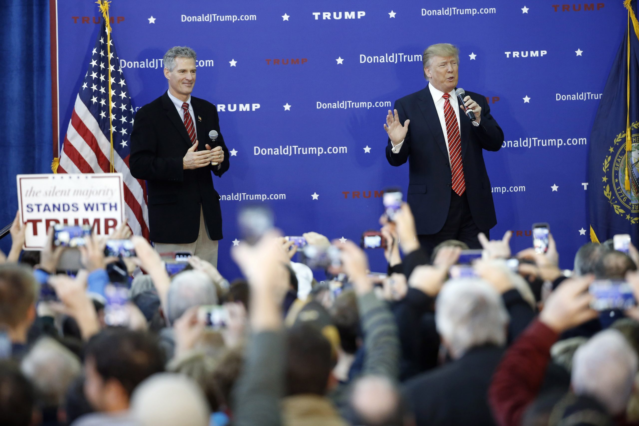 Trump floats Scott Brown as potential VP pick