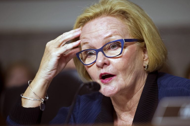 Senate Armed Services Committee member Sen. Claire McCaskill announced Monday she has breast cancer. (AP Photo/Cliff Owen)