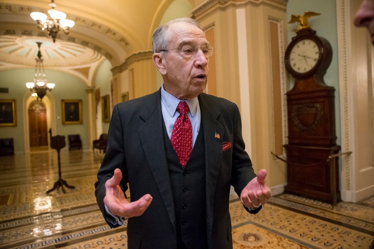 Senate Judiciary Committee Chairman Chuck Grassley.