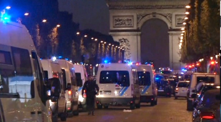 The attack came three days before the first round of France's tense presidential election. (AP Photo)