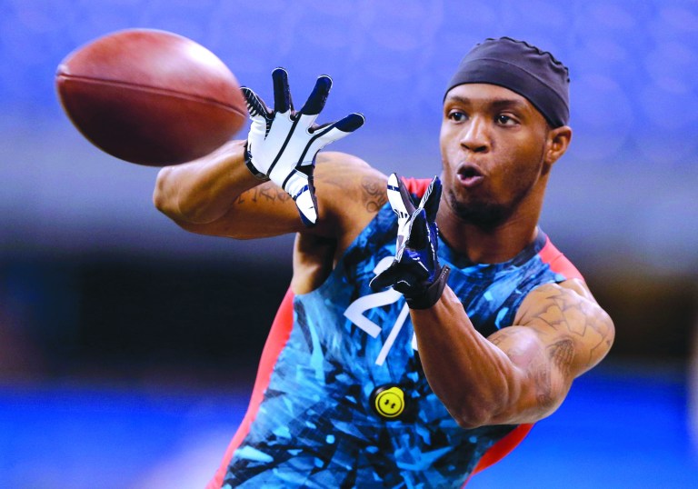 Michael Conroy/AP
Baltimore native Tavon Austin ran the 40-yard dash in 4.34 seconds at the scouting combine.