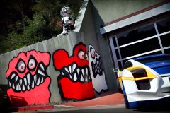 Chris Brown’s scary curbside art irks LA neighbors