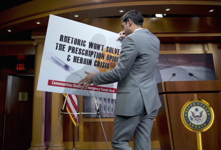 Senate Democrats pushed to add $700 million in new funding for recovery treatment to its Comprehensive Addiction and Recovery Act. (AP Photo/Alex Brandon)