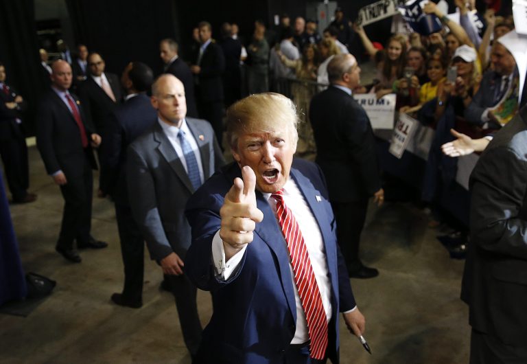 Republican presidential candidate Donald Trump has more than double the support than any of his Republican presidential rivals. (AP Photo/Gerald Herbert)