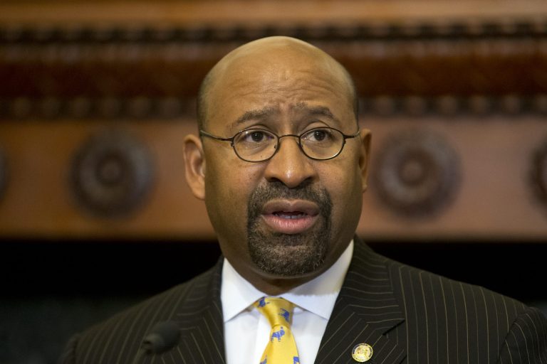 Philadelphia Mayor Michael Nutter believes gun violence in American cities should also be considered terrorism.Â (AP Photo/Matt Rourke)