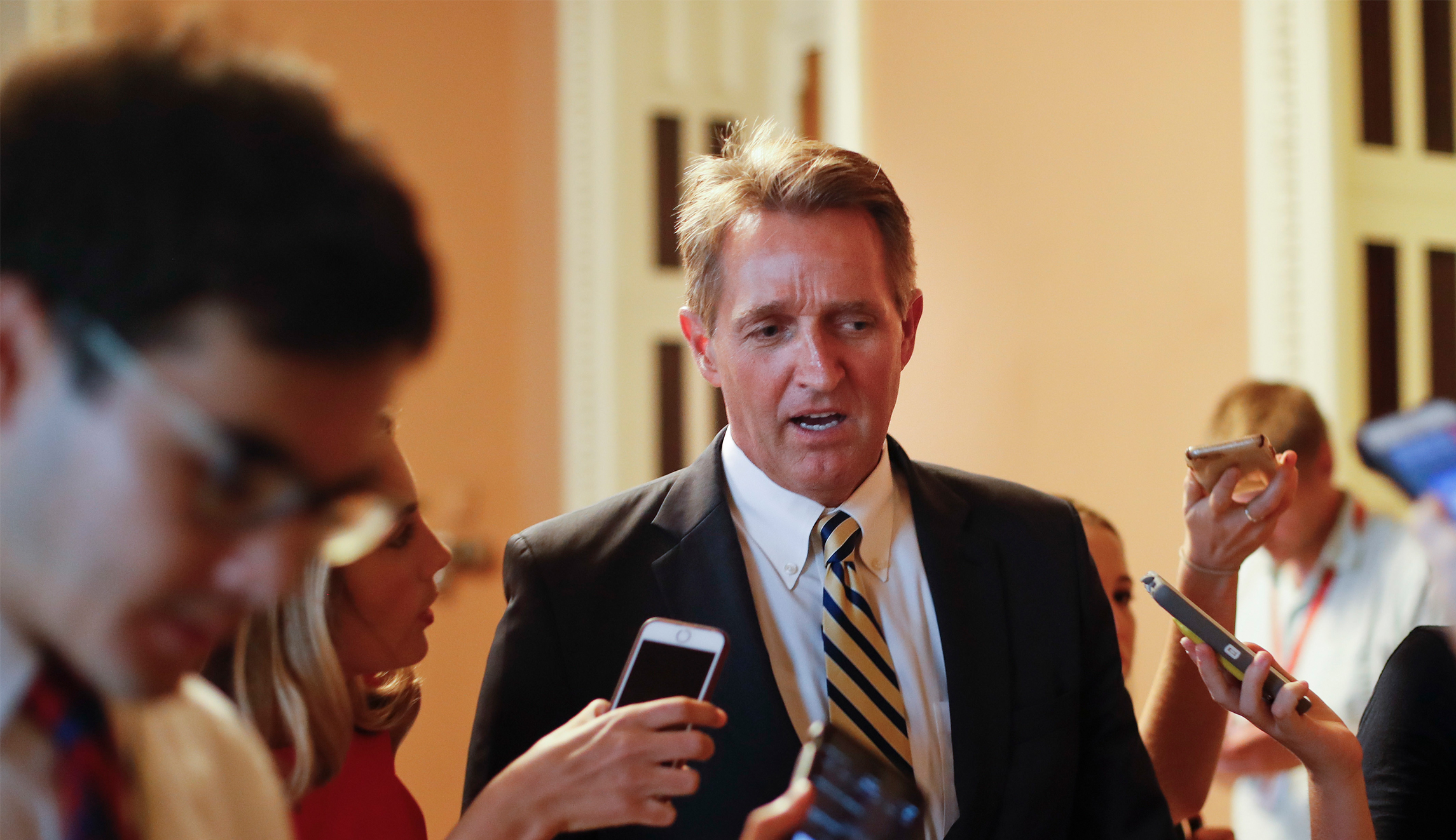 What Sen. Jeff Flake just did on the Kavanaugh Supreme Court nomination, explained