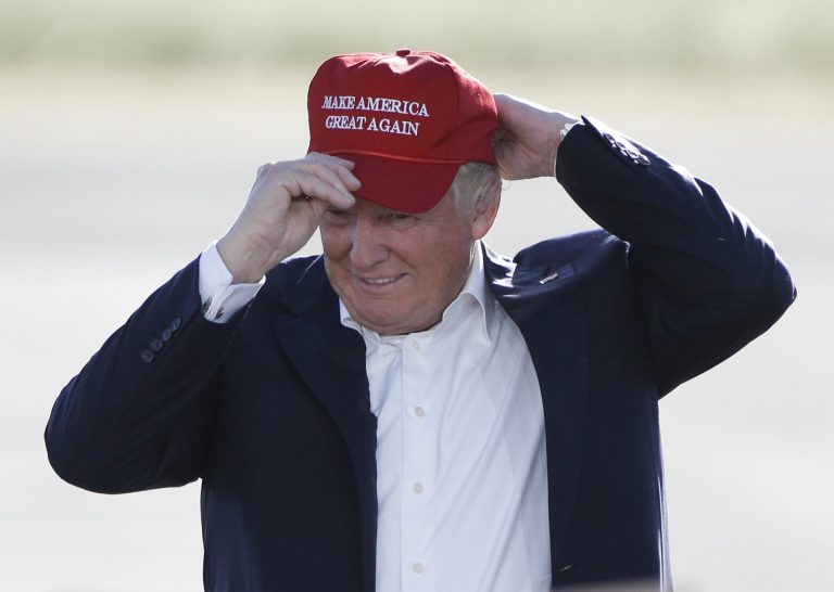 President Trump wears his 