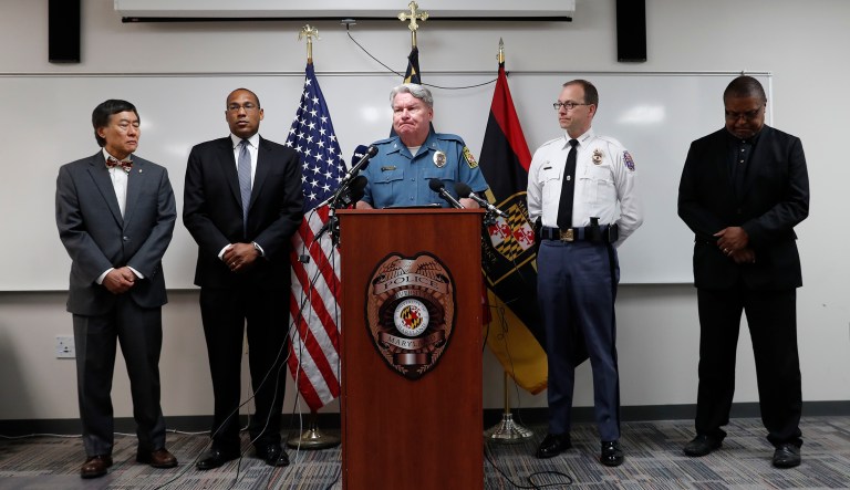 The FBI is helping Maryland police determine if the fatal stabbing of a black student who was visiting the University of Maryland should be prosecuted as a hate crime. (AP Photo/Carolyn Kaster)