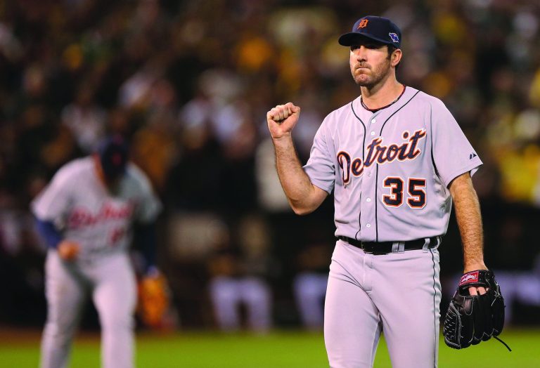 Ezra Shaw/Getty Images
Tigers ace Justin Verlander has made three starts in this postseason and allowed just two earned runs in 24 1/3 innings.