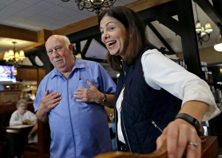 As the election draws to a close, Sen. Kelly Ayotte, R-N.H., has been courting the millennial vote. (AP Photo/Elise Amendola)