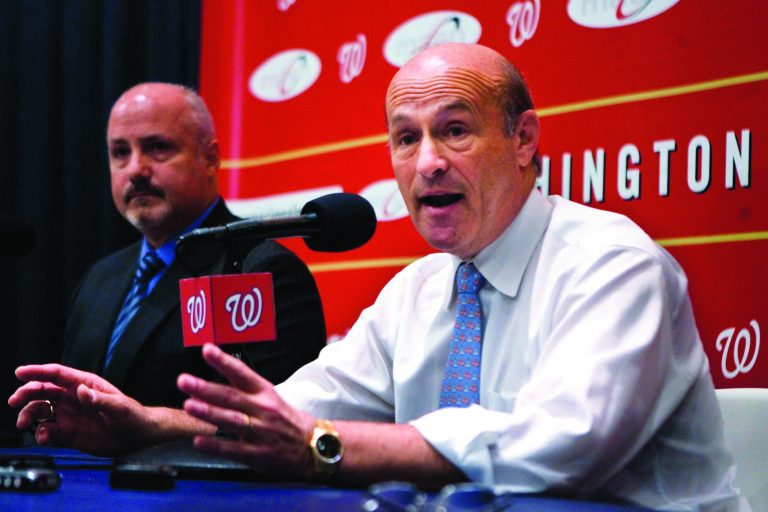 Manuel Balce Ceneta/AP
Former Washington Nationals president Stan Kasten, right, brought in Mike Rizzo to be the assistant general manager and vice president of baseball operations in 2006.