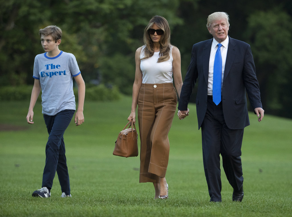 It’s official: Melania and Barron Trump move to White House