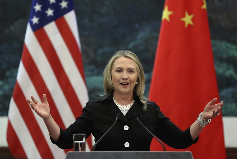 Hillary Clinton had a lot to say to Goldman Sachs off the record. (Feng Li/Pool Photo via AP, File)