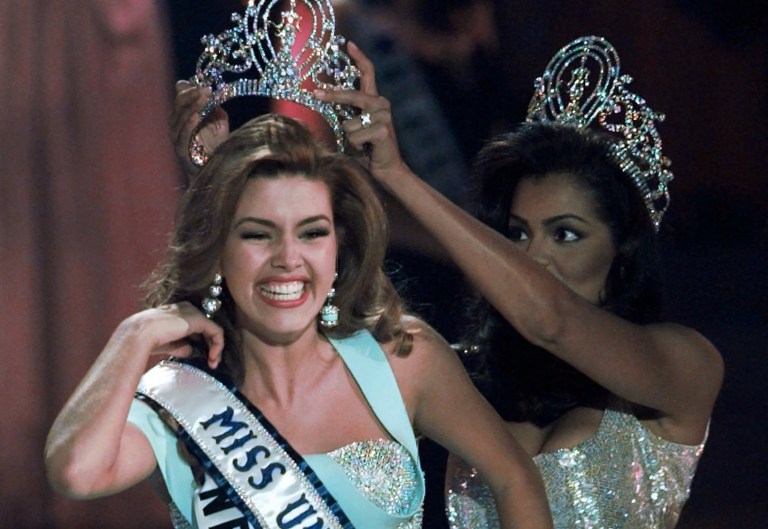 The company itself wanted to fire her ... I saved her job because they wanted to fire her for putting on so much weight. It is a beauty contest,