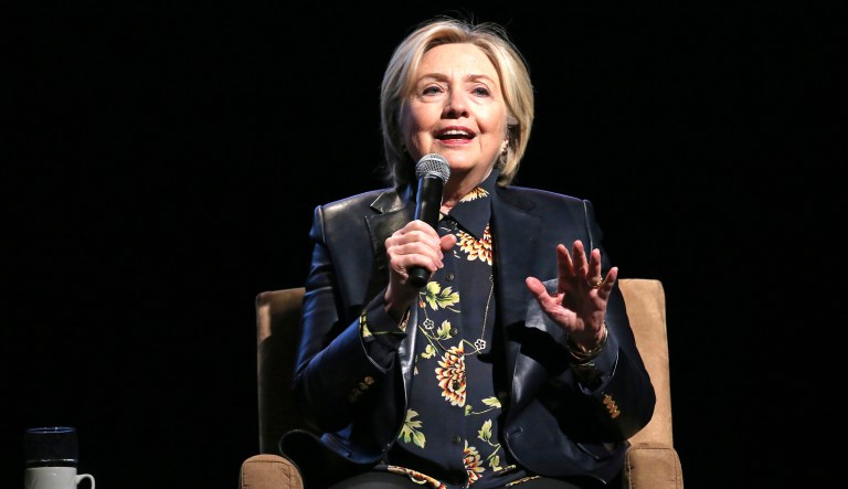 The Committee to Defend the President has filed an FEC complaint accusing the Democratic establishment of using state chapters as straw men to circumvent campaign donation limits and launder money to Hillary Clinton's campaign. (AP Photo/Reed Saxon)