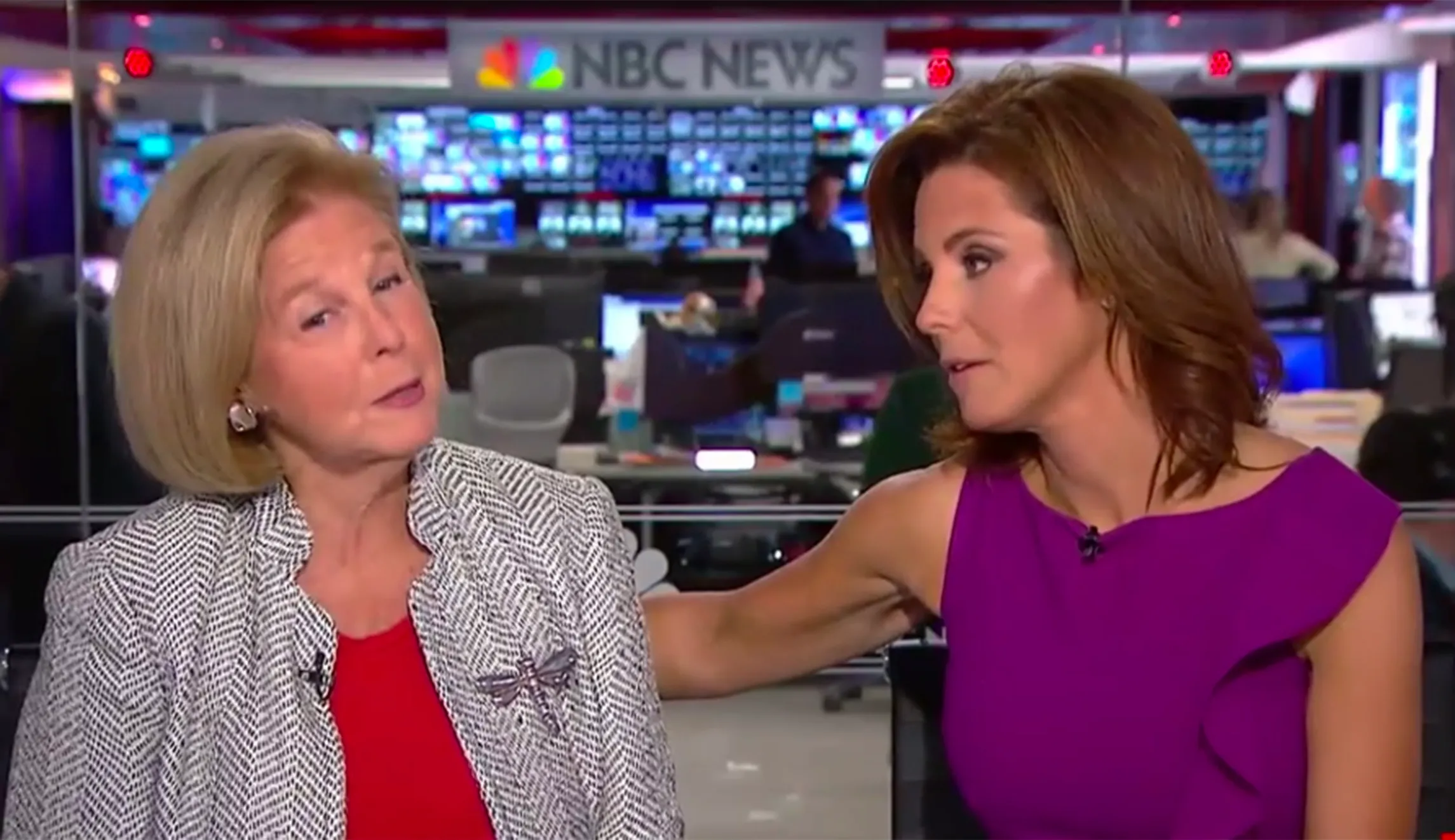 MSNBC anchor Stephanie Ruhle brings mom on air to lecture Trump