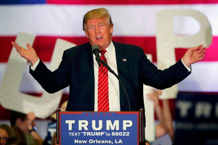 For the insecure, there is always something to hide. What's Trump hiding? (AP Photo/Gerald Herbert, File)