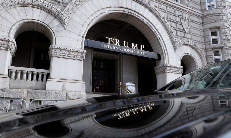 The D.C. hotel opened in September. (AP Photo/Alex Brandon)