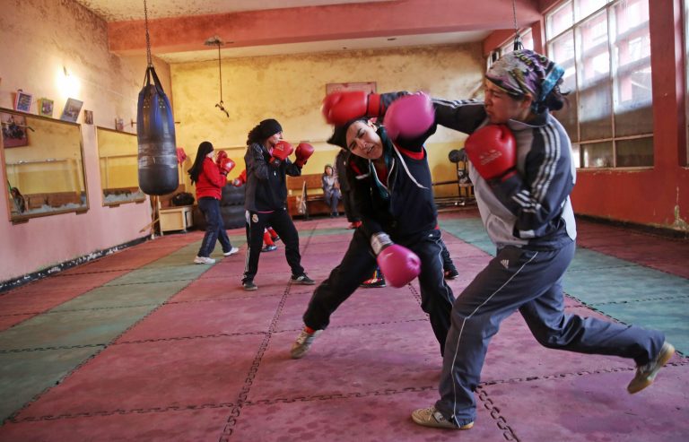 AP PHOTOS: Afghan women boxers eye 2016 Olympics