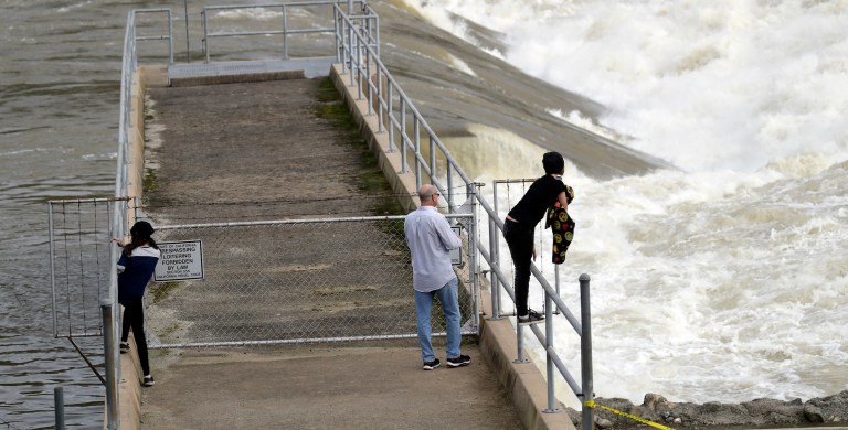 The issue was underscored last week when the National Marine and Fisheries Service sent a letter to the nation’s grid watchdog, detailing concerns that the repair of the Oroville Dam in California, the site of a major disaster, could be problematic for salmon and sturgeon fish populations. (AP Photo/Marcio Jose Sanchez)