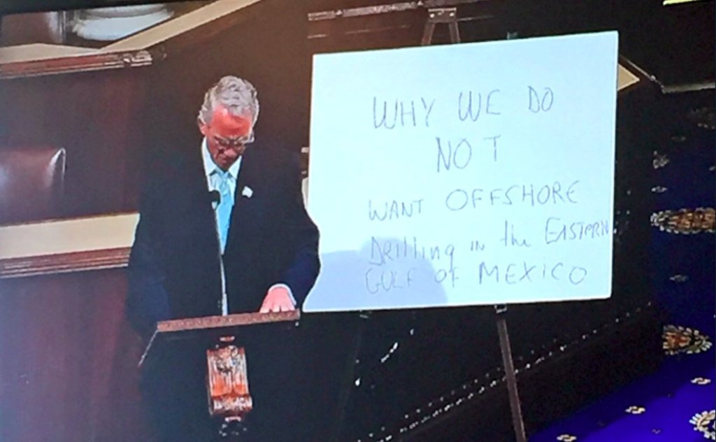 Arts, crafts, and Rep. Francis Rooney’s homemade floor chart