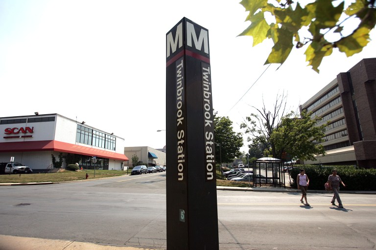 A new parking garage at the Twinbrook Metro station has 