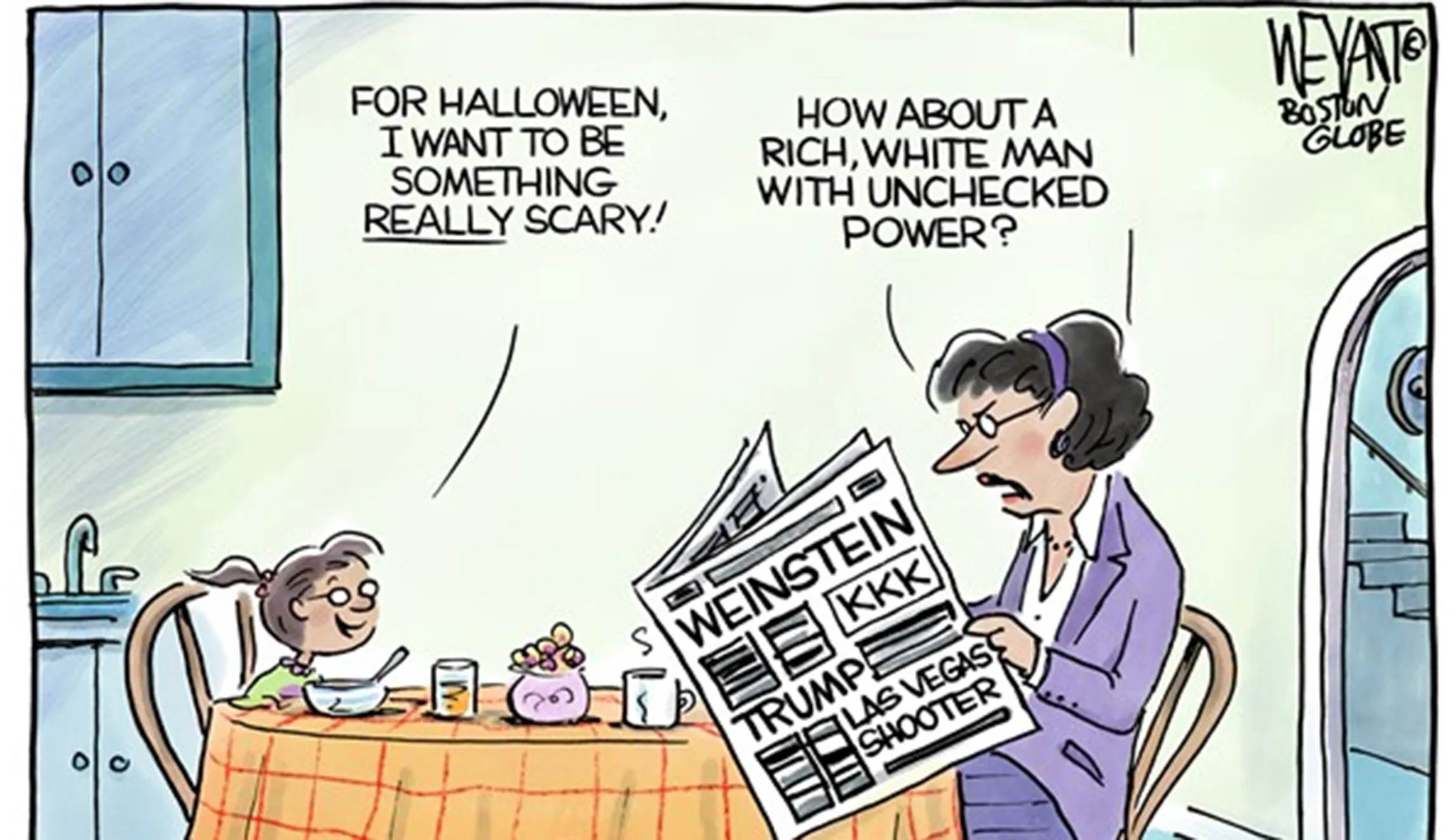 This cartoon has convinced me that popular feminism is self-parody