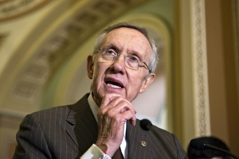 J. Scott Applewhite/AP
Senate Majority Leader Harry Reid has announced an accelerated schedule for a final vote on the Gang of Eight's comprehensive immigration reform bill.
