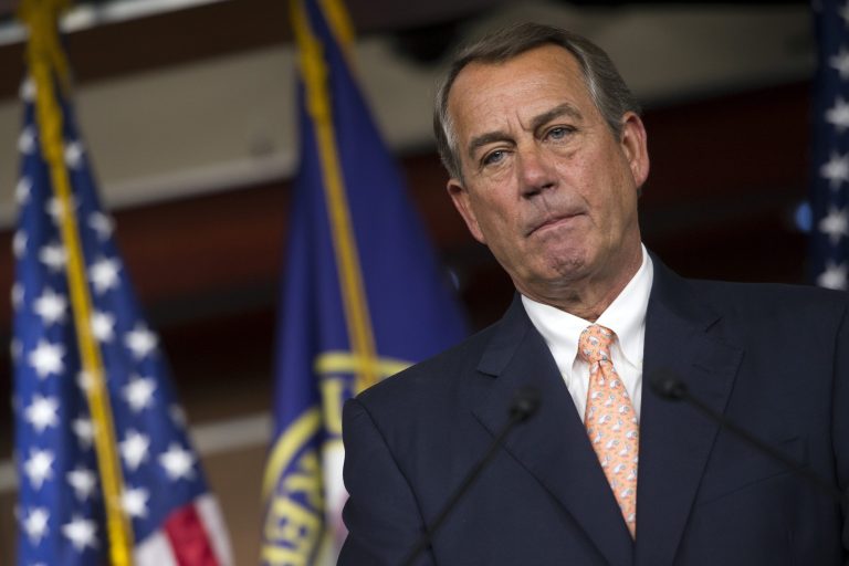 The petition appears to be motivated by the reaction of Speaker Boehner and other Republicans in Congress to the renaming of Mt. McKinley to Denali. (AP Photo)