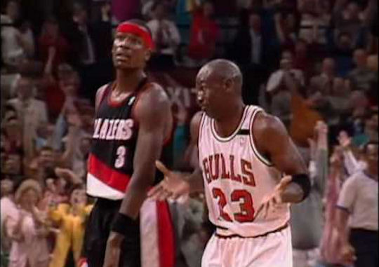  Michael Jordan -- The Shrug 