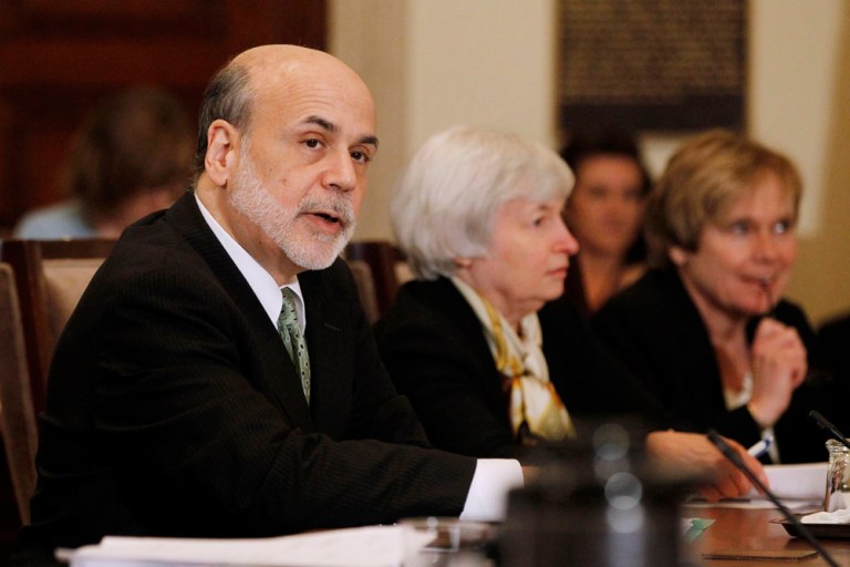 "Let's just keep the heat down and give this policy some chance to work or not to work," Ben Bernanke said. (AP Photo/Charles Dharapak)