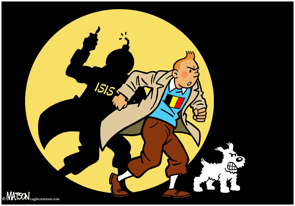 Editorial cartoon: Belgium’s ISIS caper