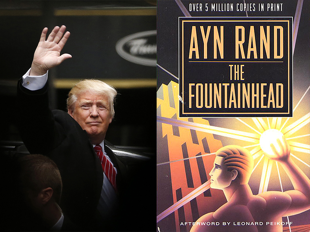 Trump thinks of himself as protagonist in Ayn Rand novel