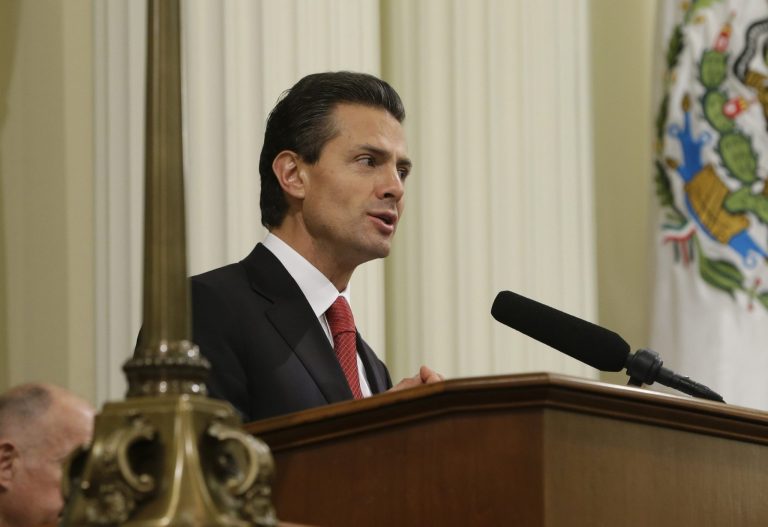 Mexican President Enrique Pena Nieto released a statement with President Obama, calling global warming one of the 