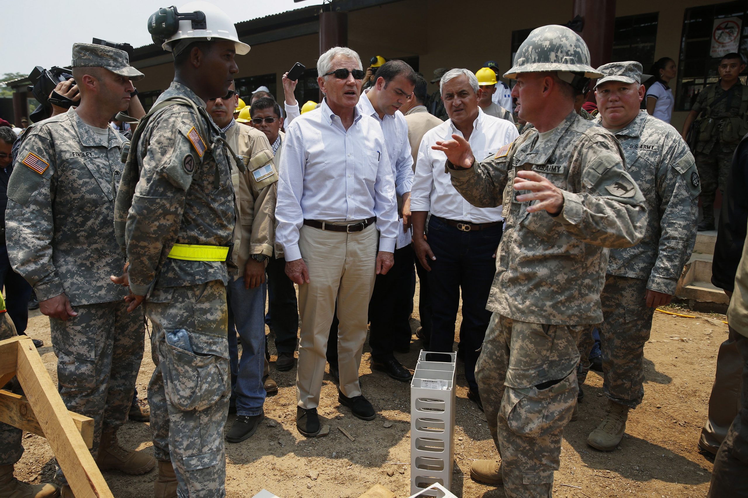 Hagel eyes value, danger of military goodwill